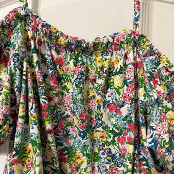 Floral Cold Shoulder Top - Picture 2 of 4
